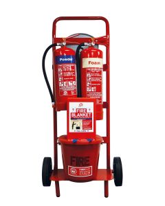 Mobile Fire Point Trolley Fluorine Free Foam & Dry Powder Extinguishers FPT1
