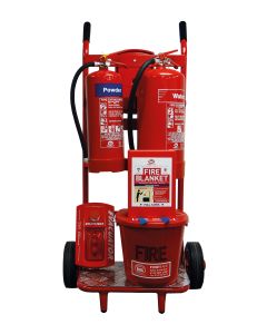 Mobile Fire Point Trolley Dry Powder & Water Extinguishers FPT6H