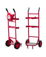 Fire Point Trolley Double Extinguisher With Rotary Alarm Hand Bell 46/57815